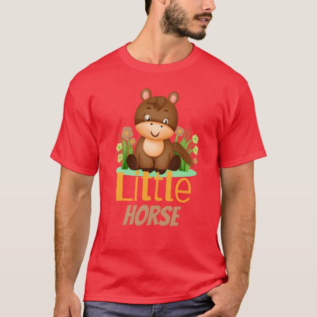 Små hästvänner t shirt (Framsida)