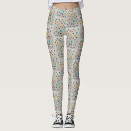 Små hjärtan kakelleggingar leggings