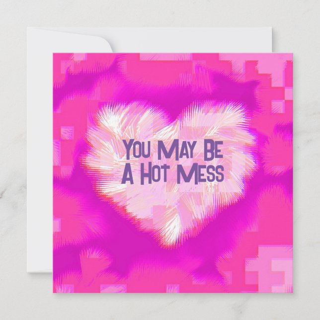 Små hjärtfack julkort (Framsida)