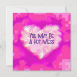 Små hjärtfack julkort