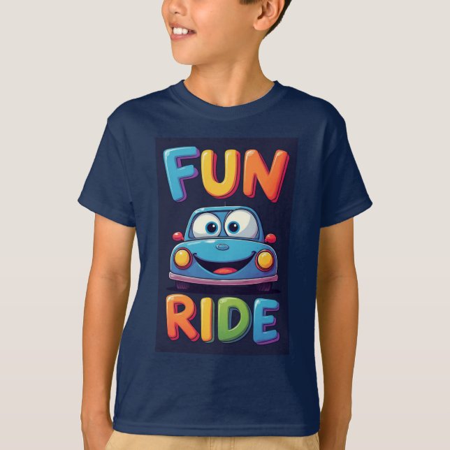 🌈 Små hjul för stora leenden 🚘 T Shirt (Framsida)