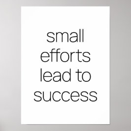 Små insatser Poster