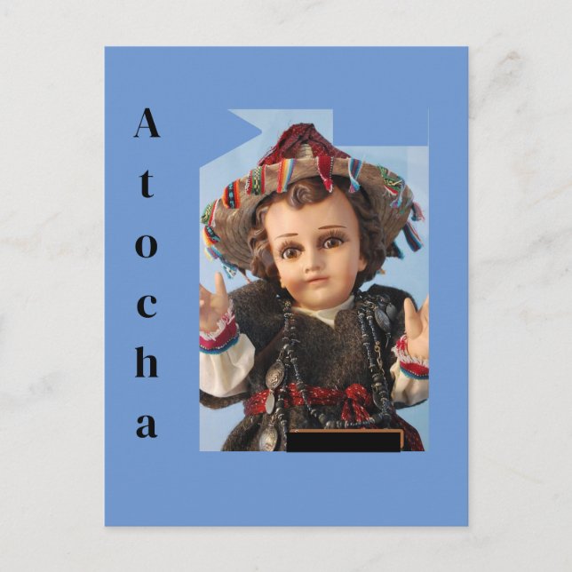 Små Jesus från Atocha Vykort (Framsida)