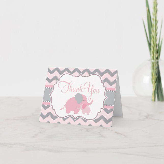 Små jordnötter Baby Shower Tacksamhetskort Tack Kort (Framsida)
