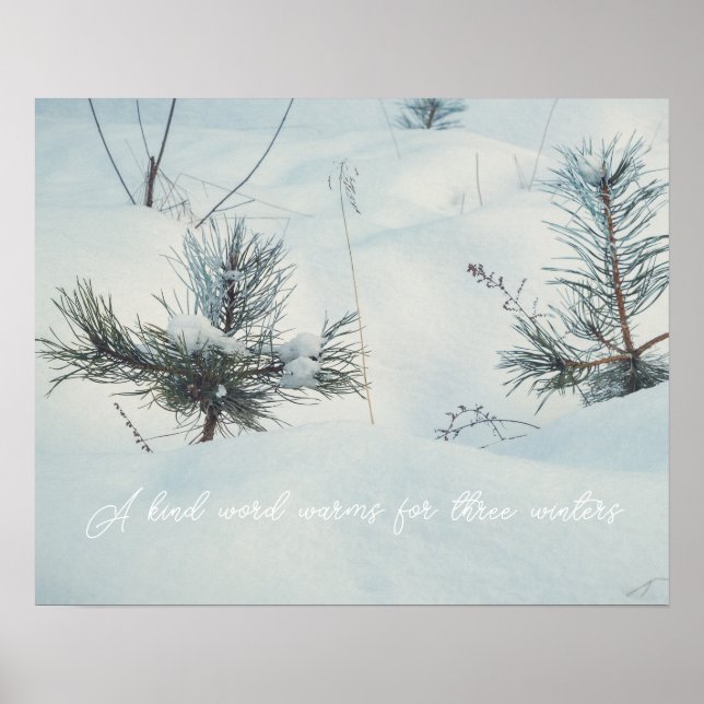 Små källor under snö poster (Framsidan)