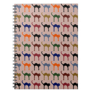 små katter anteckningsbok med spiral