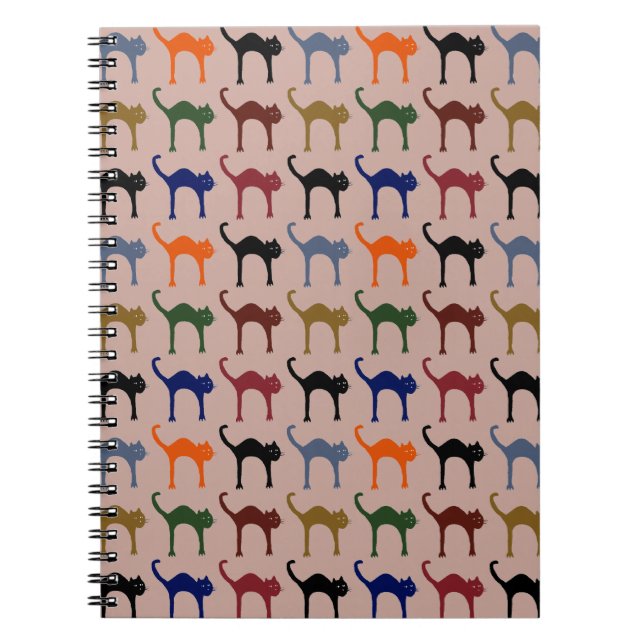 små katter anteckningsbok med spiral (Framsidan)