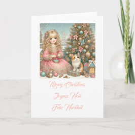 Små katter, God jul Inbjudan