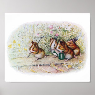 Små kritiker Barns illustration av Bok Poster
