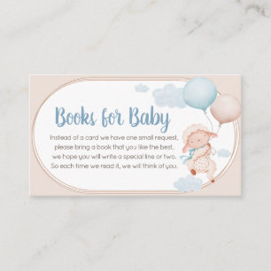 Små lamm Babyshowerböcker för bebis Tilläggskort