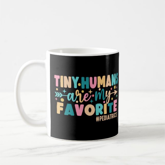 Små människor är mina favoritbarn. kaffemugg (Vänster)