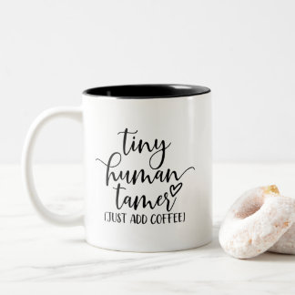 Små mänskliga Tammerfors| Funny Mamma Life Två-Tonad Mugg
