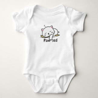 Små men Tass-sökta Baby Bodykostym T Shirt