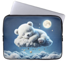 Små moln, teddy stjärnor måne fantasykonst