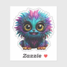 Små monster Anpassningsbar-cut Vinyl Sticker