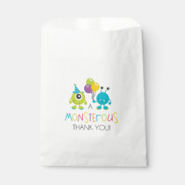Små monster födelsedagsfest presentpåsar