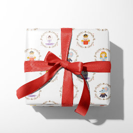 Små Nutcracker-tecken Presentpapper