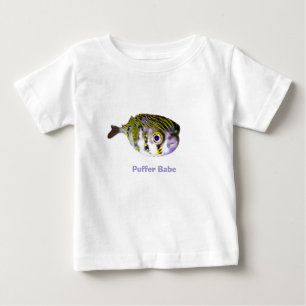 Små Oceanska kritiker Pufferfish T Shirt