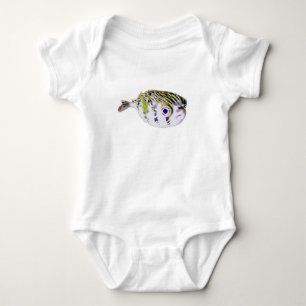 Små Oceanska kritiker Pufferfish T Shirt