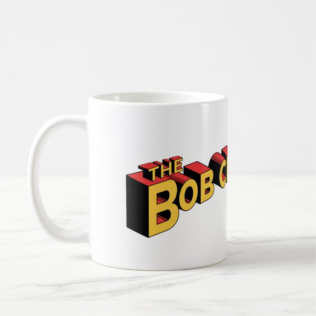 Små och medelstora superhjälte Bob Cesca-muggar Kaffemugg (Vänster)