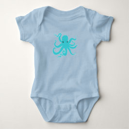 Små Octopus Baby-kroppen Kostym - Cute Sea-djur T Shirt