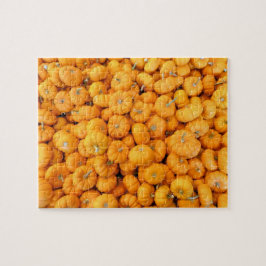 Små Orange Harvest Pumpkins Pussel