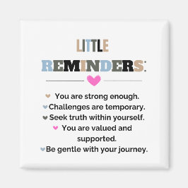 Små påminnelser om inspirationsmotiv magnet