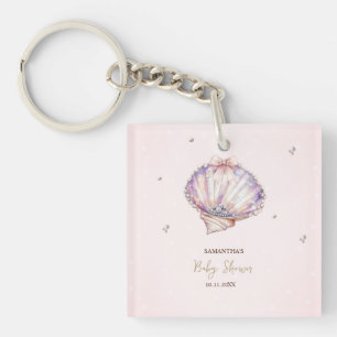 Små Pärlsnäckor Diamanter Prickar Baby Shower