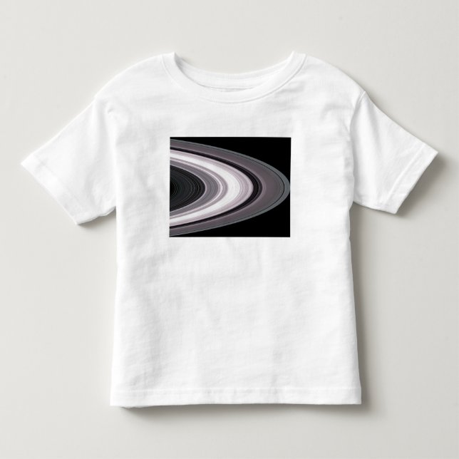 Små partiklar i Saturus ¯ Lyckas med Ringar Tee Shirt (Framsida)