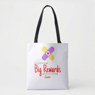 Små patienter Big Rewards Pediatriska sjukskötersk Tygkasse