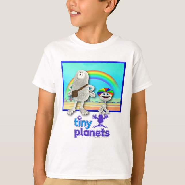 Små planeter - Skapar regnbågar T-shirt (Framsida)