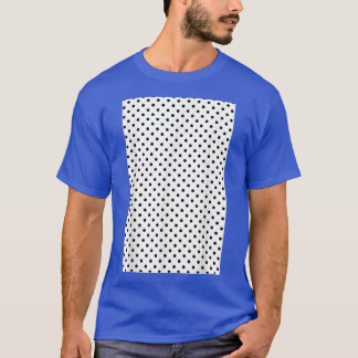 SMÅ POLKADOT GEOMETRIC MÖNSTER WHITE OCH T SHIRT