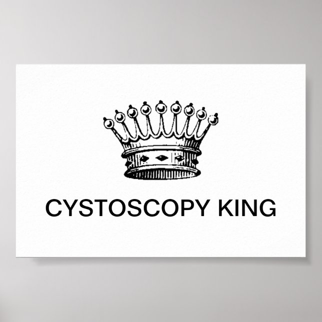 SMÅ POSTER - CYSTOSCOPY KUNG (Framsidan)