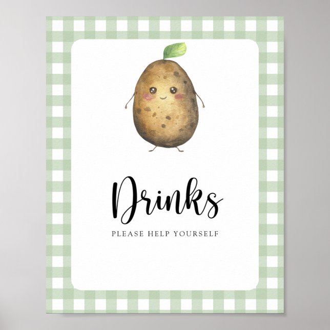 Små potatis - Drycken hjälper dig Poster (Framsidan)