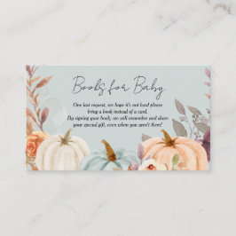 Små Pumpaböcker för Baby Höst Babyfirande Tilläggskort