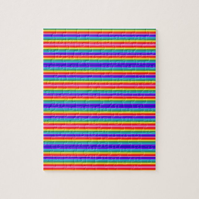 Små Rand av Rainbow Färg Pussel (Vertikal)
