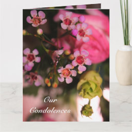 Små Rosa Blooms Kort