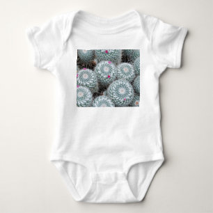 Små Rosa Flowers Cactus Plants T Shirt