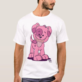 Små rosa marionettbarn T-shirt