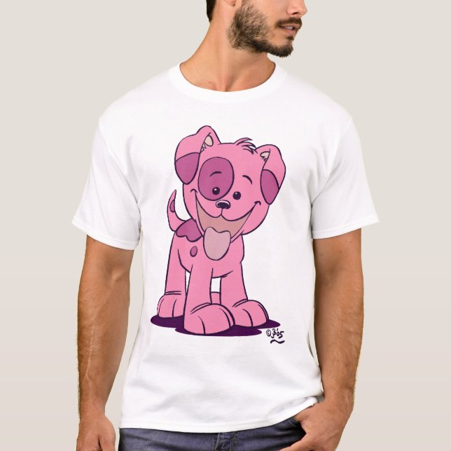 Små rosa marionettbarn T-shirt (Framsida)