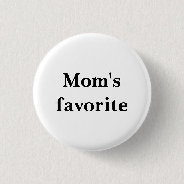 Små rundvita knappar "Mamma favoriter" (Framsida)