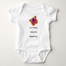 Små saker ger den största glädjen Baby Bodysuit