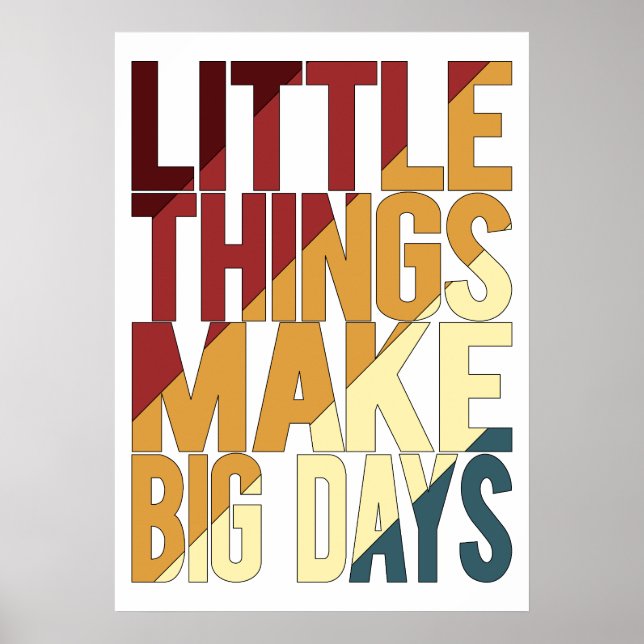 Små saker gör stora dagar poster (Framsidan)