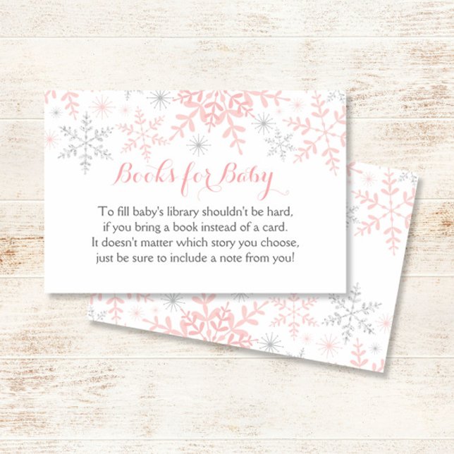 Små snöflingor, babyskor, ta med Bok Visitkort (Skapare uppladdad)