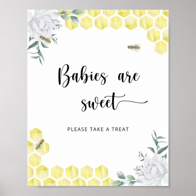 Små söta bin bebisar är söta  poster (Framsidan)