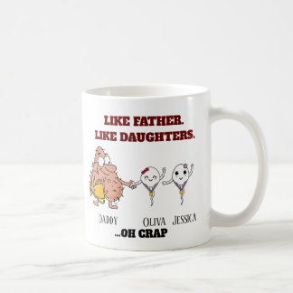 Små spermier som Far som dotter upp till 2 Kaffemugg