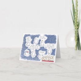 Små spöken går på bio gratulationskort kort