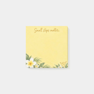 Små steg betyder något Post It-noteringar Post-it Block