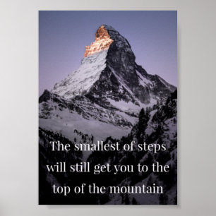Små steg ger stora resultat poster