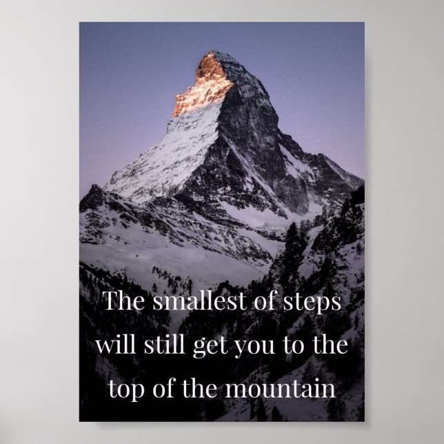 Små steg ger stora resultat poster (Framsidan)